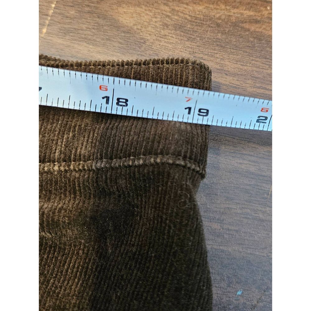 Lands End New Tags High Rise Straight Brown Corduroy Pants size 18 - Picture 6 of 7
